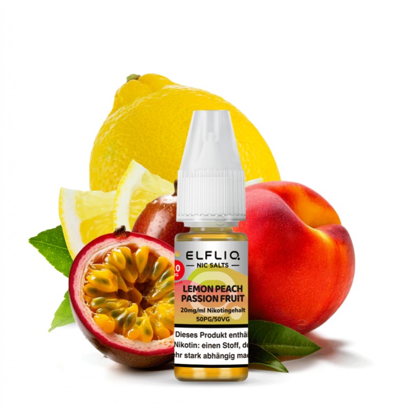 Elfbar Elfliq Lemon Peach Passion Fruit Nikotinsal...