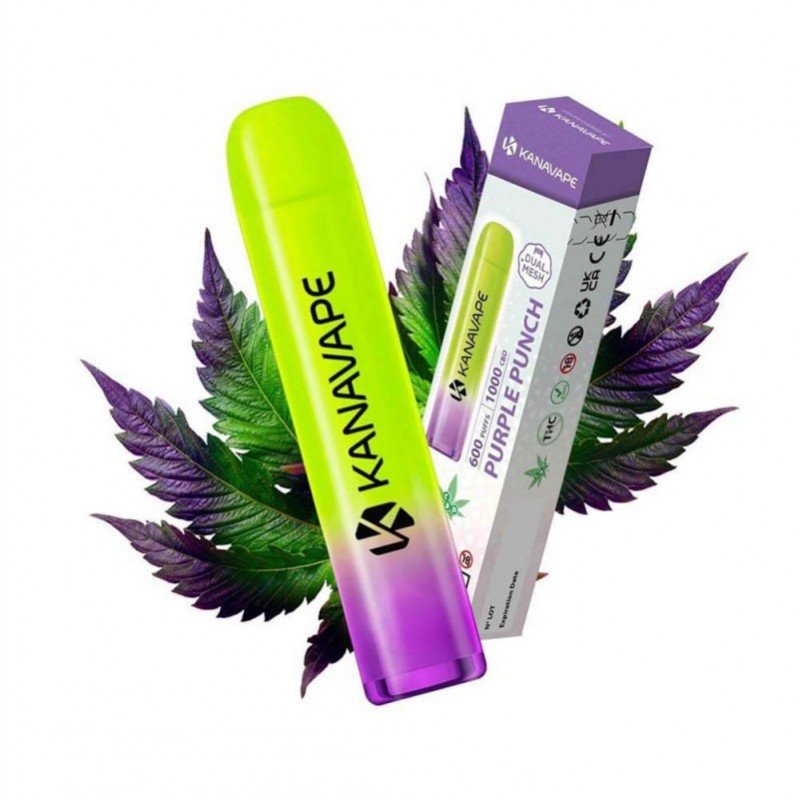 Kanavape 600 Einweg E-Zigarette 10% CBD - Purple P...