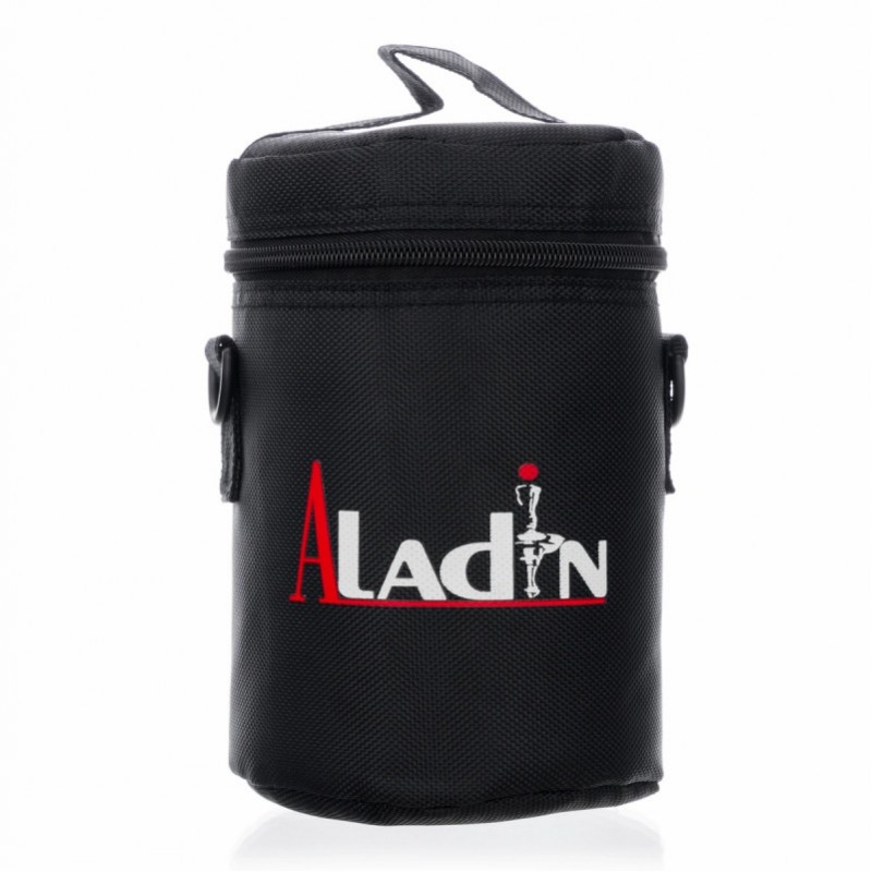 Aladin2Go Portable Hookah Edelstahl mit Tasche Clear
