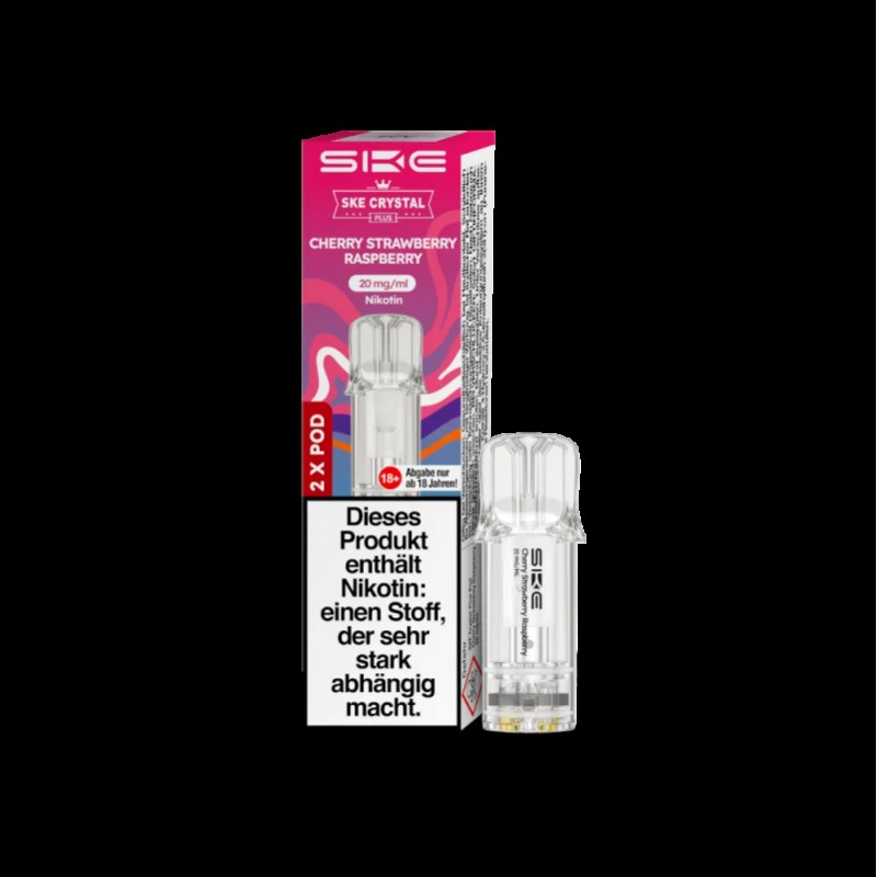 SKE Crystal Prefilled Pod - Cherry Strawberry Rasp...