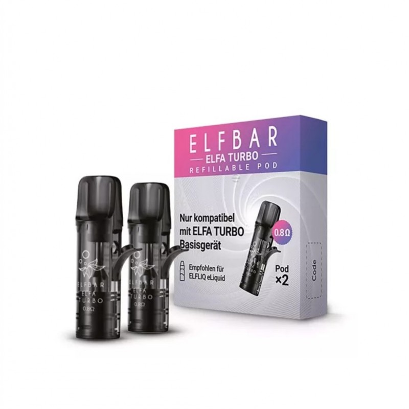 Elfbar Elfa Turbo Refillable Pod 0.8 Ohm