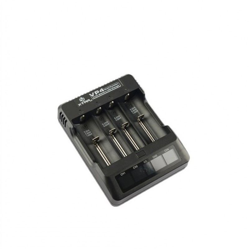 XTAR VP4 Ladegerät inkl. KFZ-Ladekabel