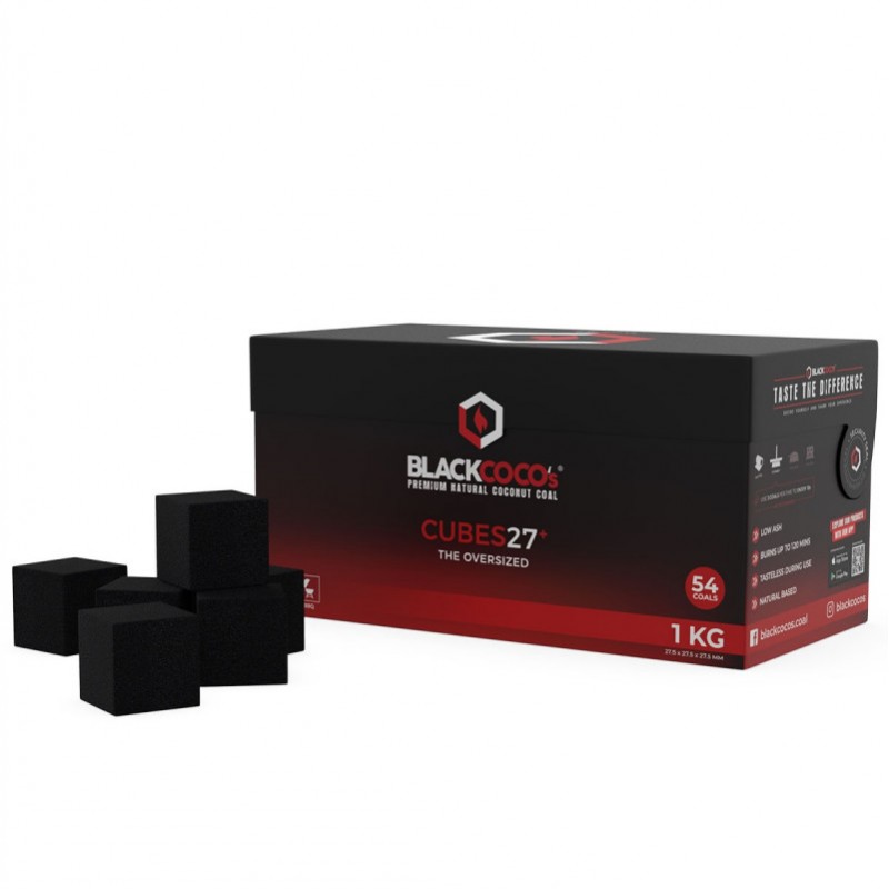 Black Cocos Kokoskohle 27mm 1kg