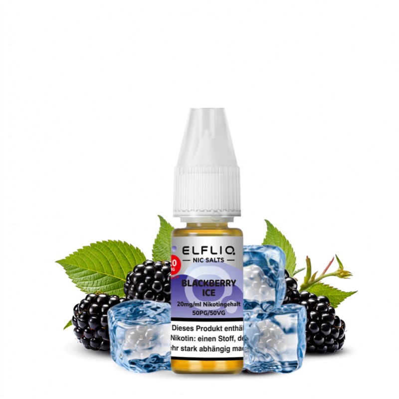Elfbar Elfliq Blackberry Ice Nikotinsalz Liquid 10...