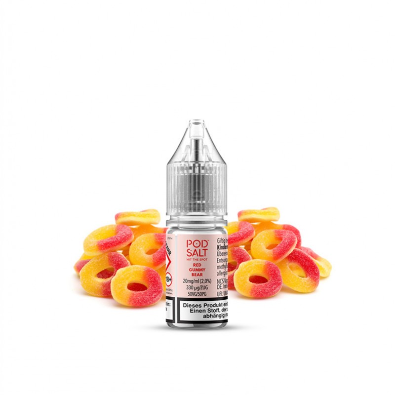 Pod Salt XTRA Red Gummy Bear Nikotinsalz Liquid 10...