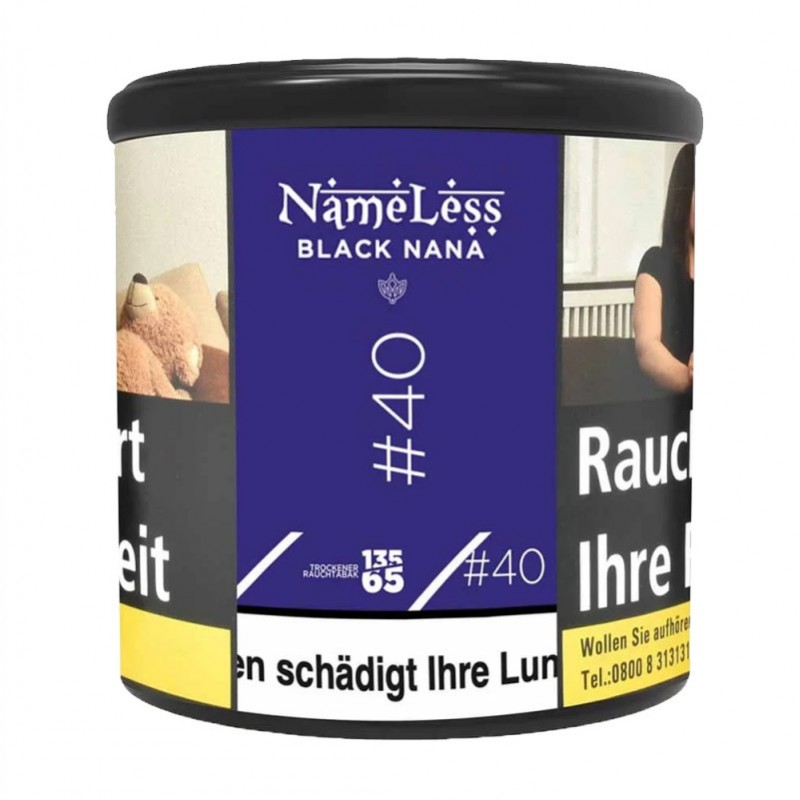NameLess Pfeifentabak 65g - 40 Black Nana