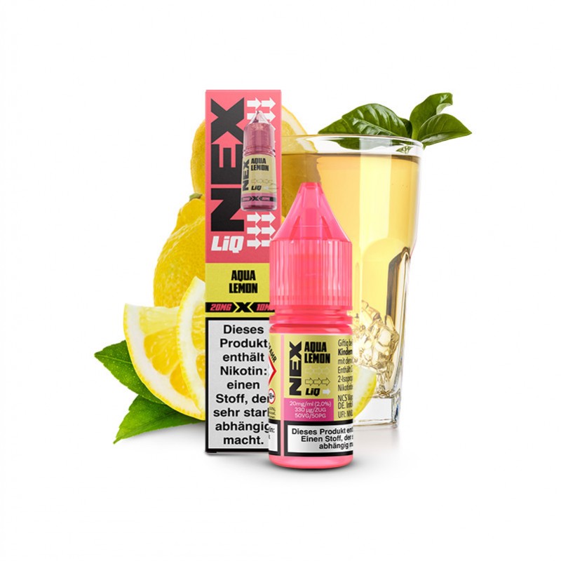Pod Salt NexLiq Aqua Lemon Nikotinsalz Liquid 10ml