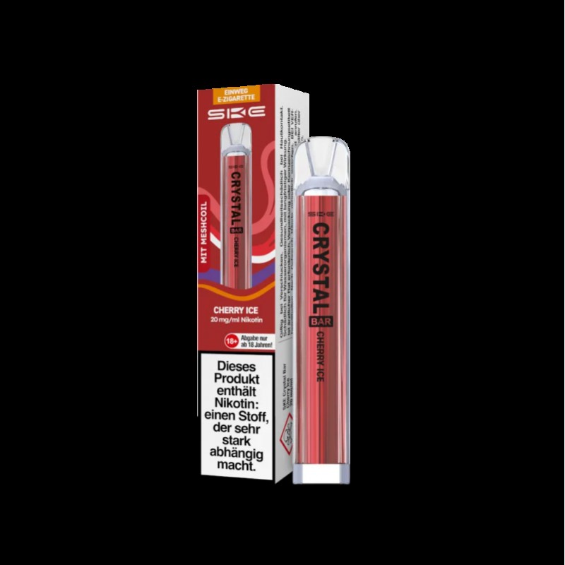 SKE Crystal Bar 600 CP Einweg E-Zigarette Cherry I...