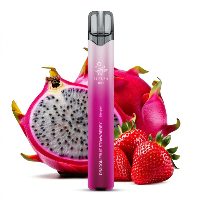 Elfbar 800 Einweg E-Zigarette - Dragon Fruit Straw...