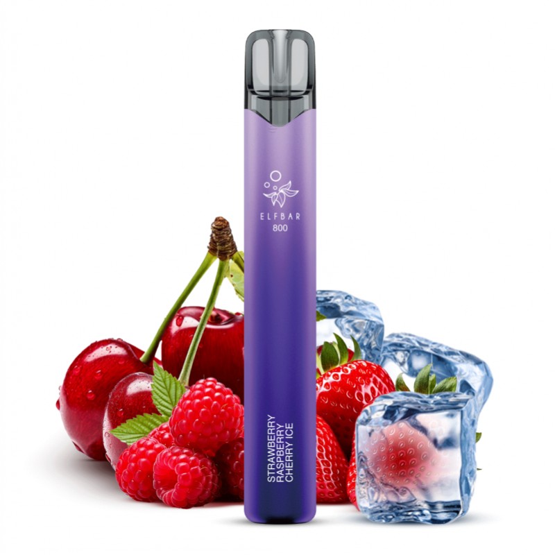 Elfbar 800 Einweg E-Zigarette - Strawberry Raspber...