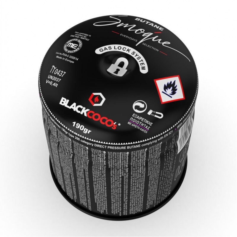 Black Cocos Gaskartusche SMOQUE 190g EN417