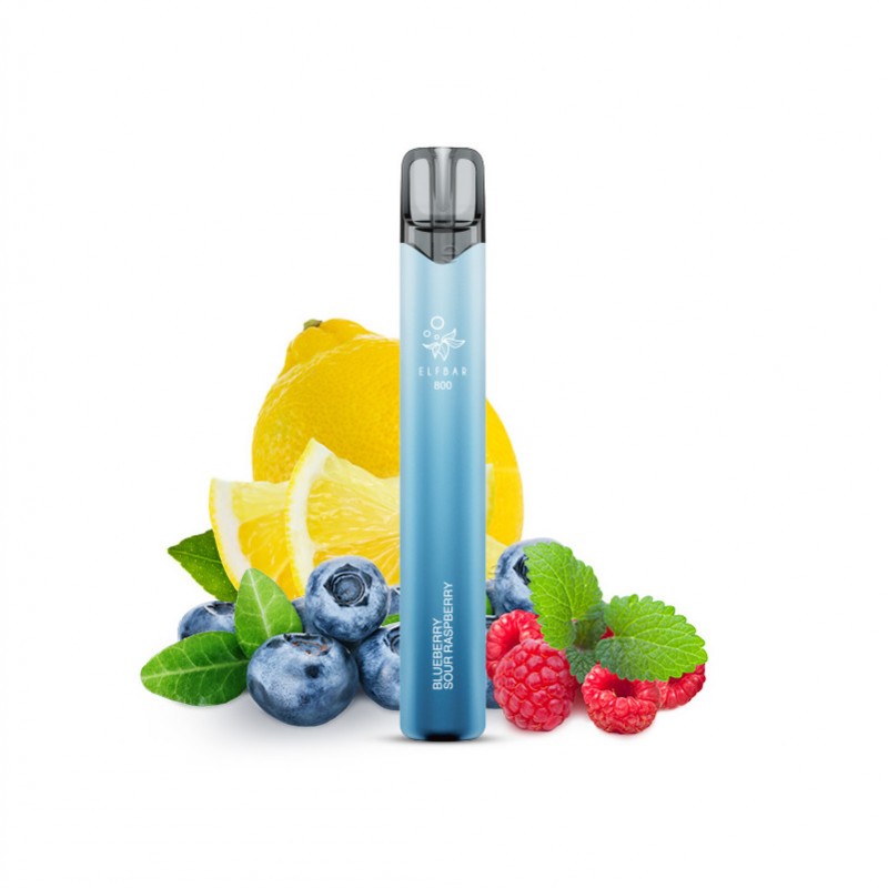 Elfbar 800 Einweg E-Zigarette - Blueberry Sour Ras...
