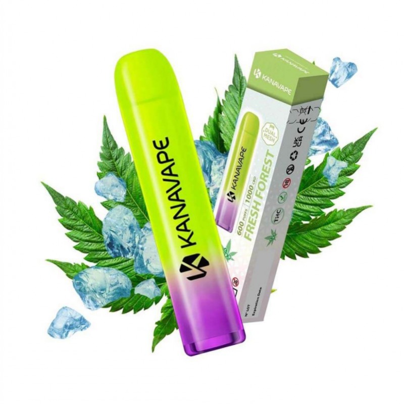 Kanavape 600 Einweg E-Zigarette 10% CBD - Fresh Fo...