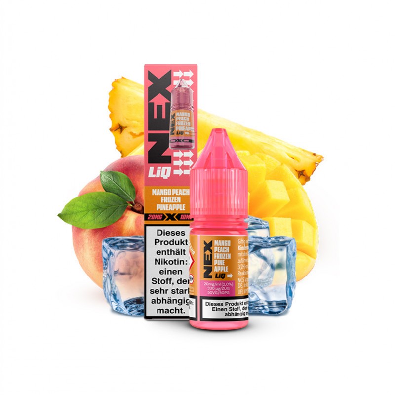 Pod Salt NexLiq Mango Peach Frozen Pineapple Nikot...