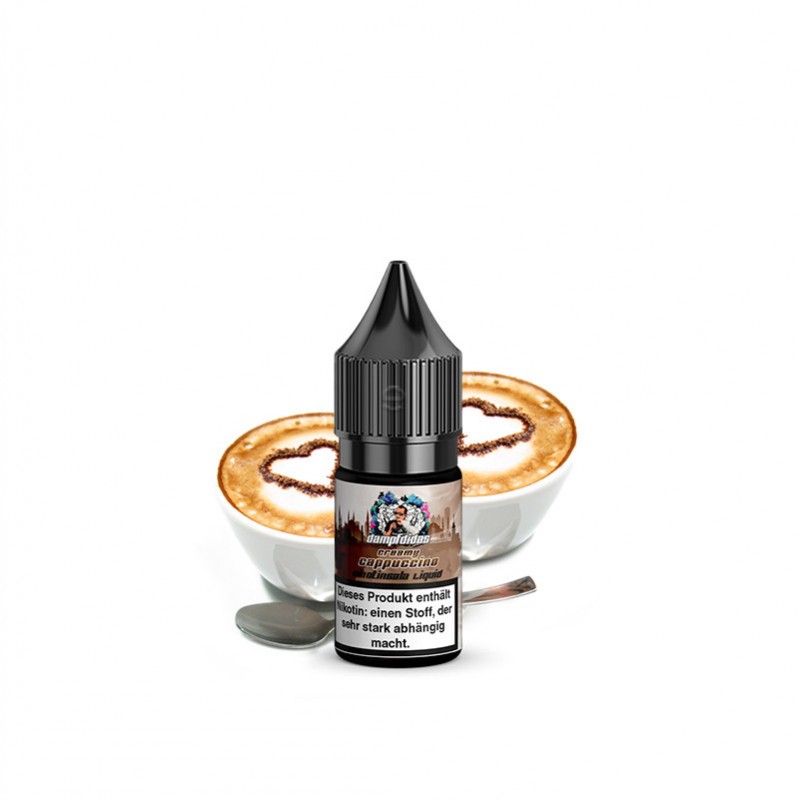 Dampfdidas Creamy Cappuccino Nikotinsalz Liquid 10...