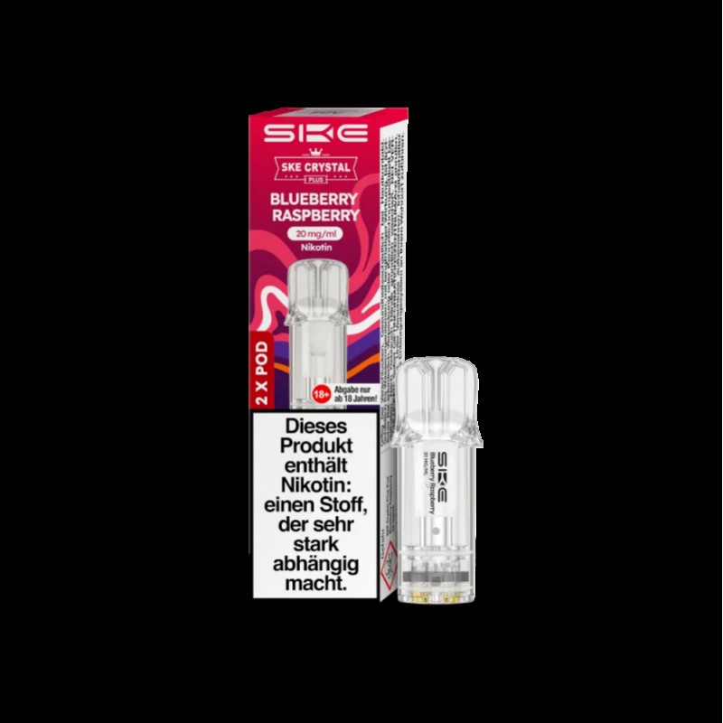 SKE Crystal Prefilled Pod - Blueberry Raspberry 20...