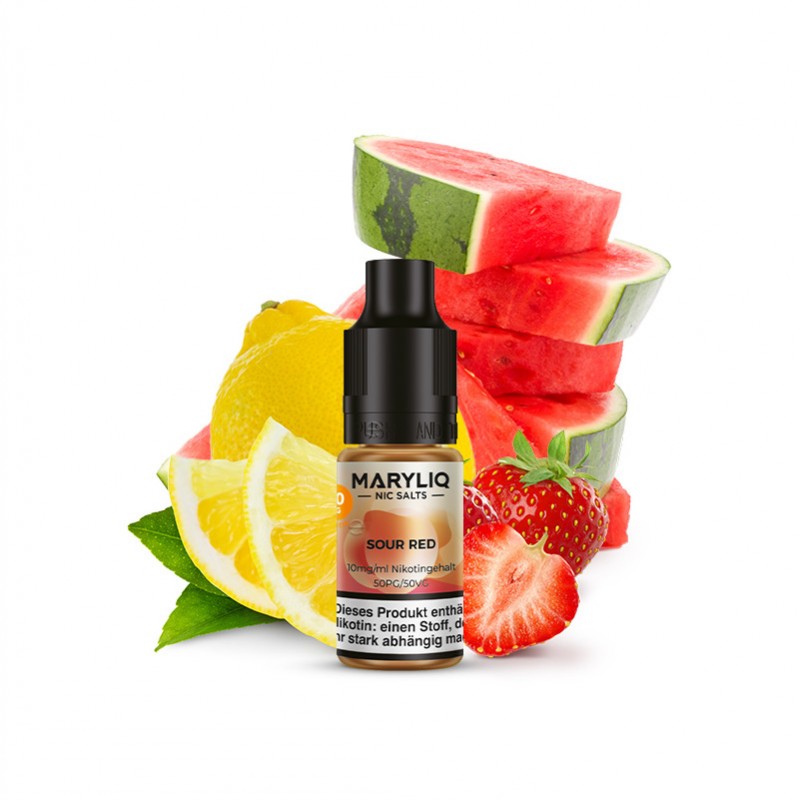 Elfbar Maryliq Sour Red Nikotinsalz Liquid 10ml