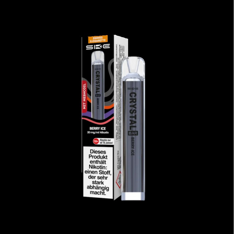 SKE Crystal Bar 600 CP Einweg E-Zigarette Berry Ic...