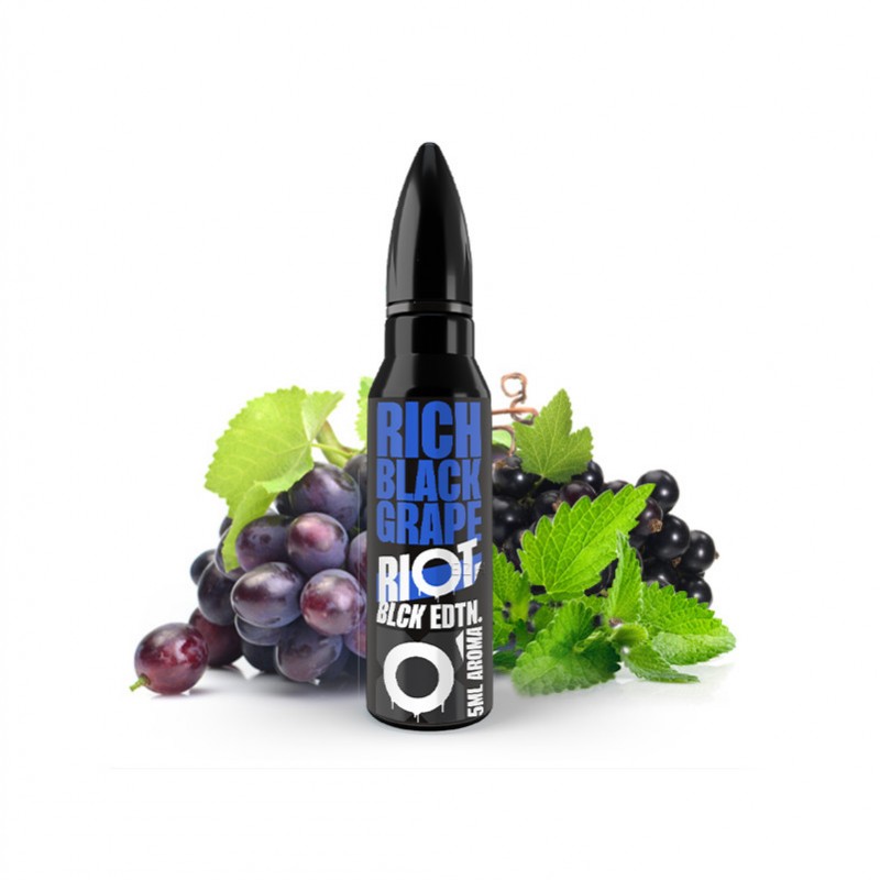 Riot Squad Black Edition Rich Black Grape Aroma 5m...