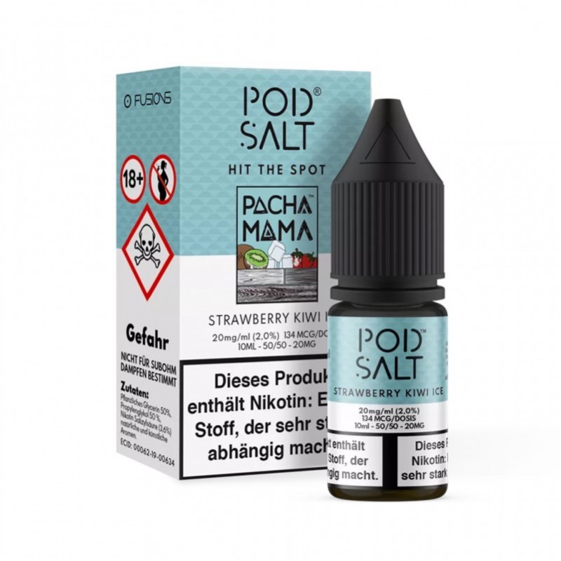 Pod Salt Fusion Strawberry Kiwi Ice Nikotinsalz Li...