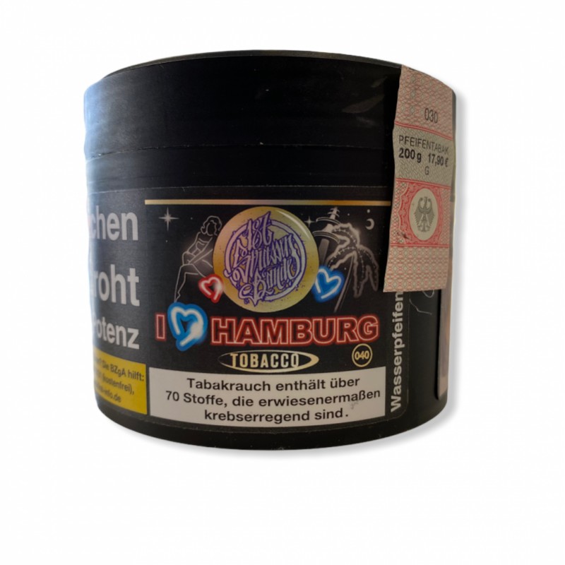 187 Tobacco 200g - 040x66 I Love Hamburg