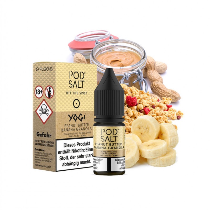 Pod Salt Fusion Peanut Butter Banana Granola Bar N...