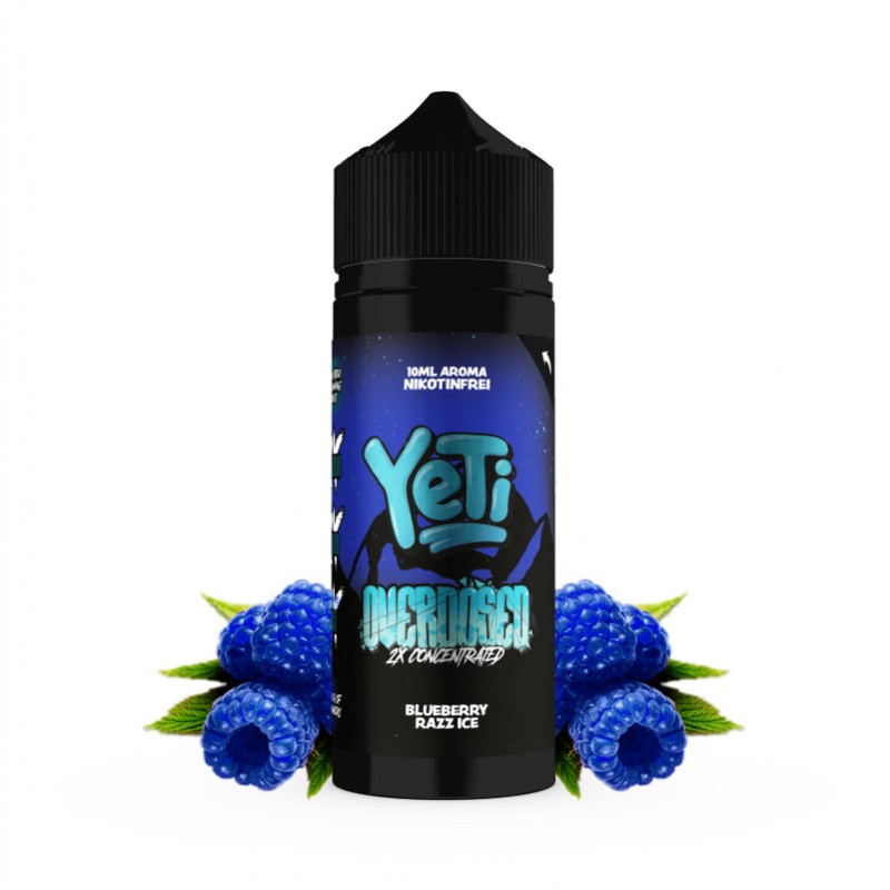 Yeti Overdosed Blueberry Razz Ice Aroma 10ml