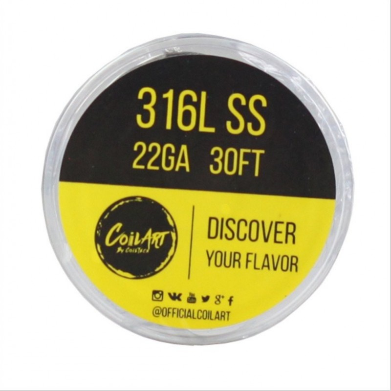 CoilArt 316L SS Draht 22GA