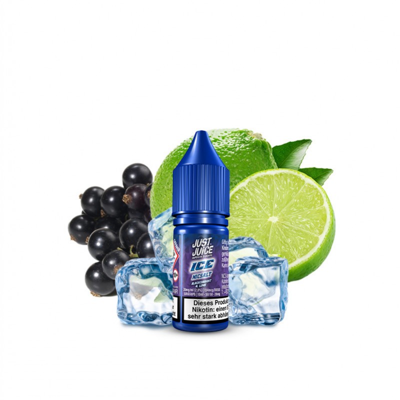 JUST JUICE Blackcurrant & Lime Ice Nikotinsalz...