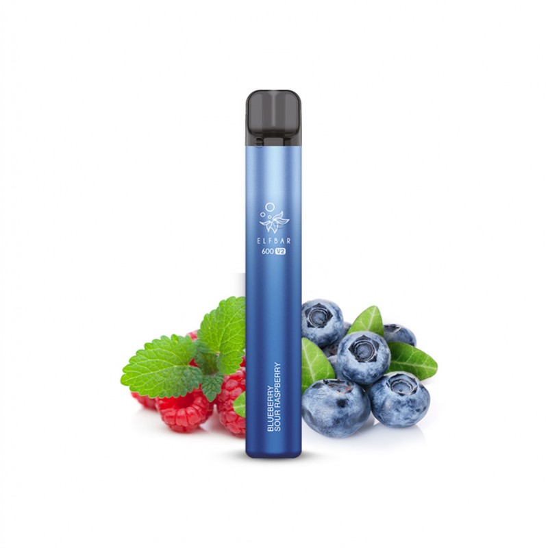 Elfbar 600 V2 CP Einweg E-Zigarette Blueberry Sour...
