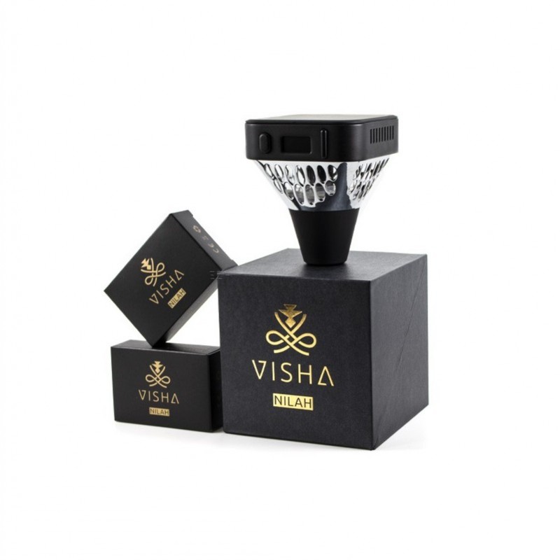 Visha Nilah E-Wasserpfeifen Kopf Schwarz