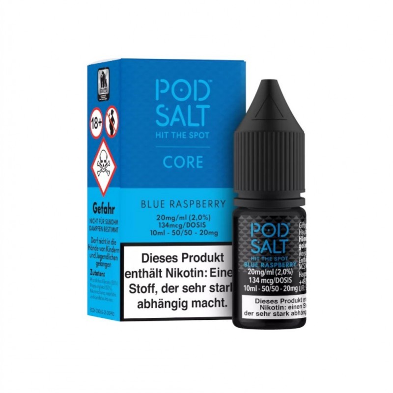 Pod Salt Blue Raspberry Nikotinsalz Liquid 10ml 11...