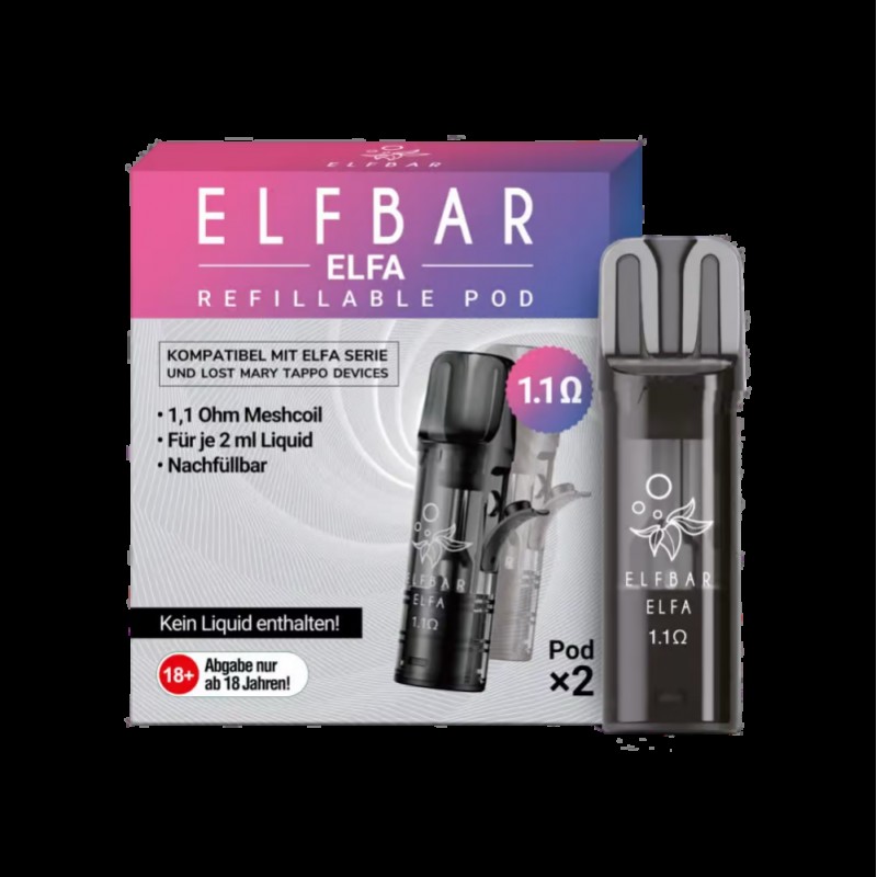 Elfbar ELFA Refillable Pod 1.1 Ohm