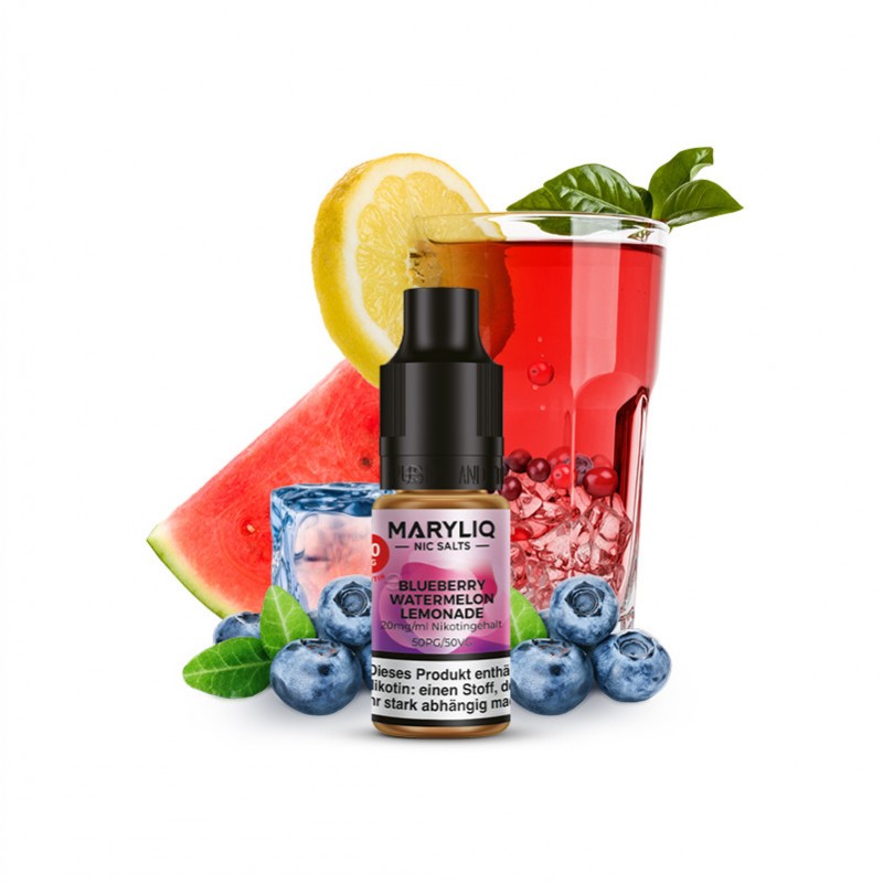 Elfbar Maryliq Blueberry Watermelon Lemonade Nikot...
