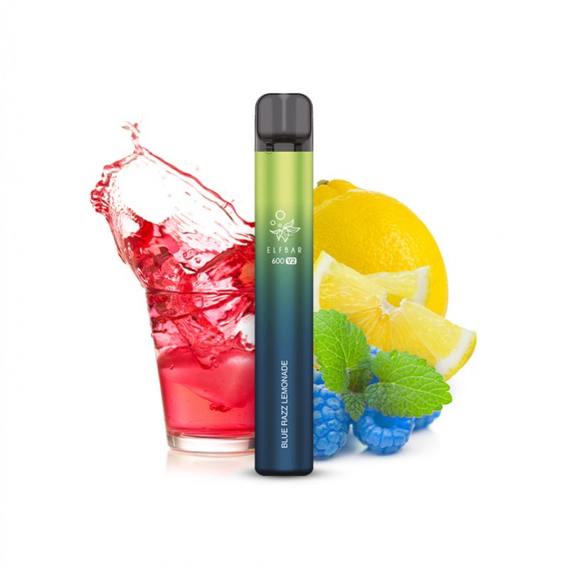 Elfbar 600 V2 CP Einweg E-Zigarette Blue Razz Lemo...