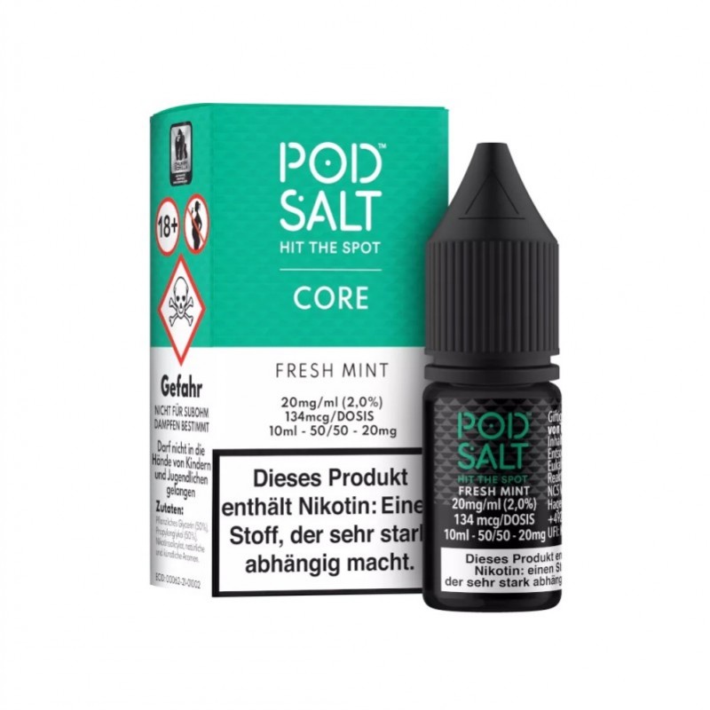Pod Salt Core Fresh Mint Nikotinsalz Liquid 10ml 1...