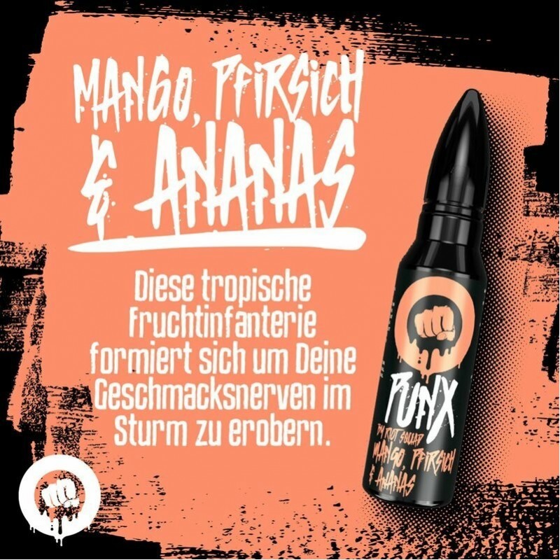 PUNX Mango, Pfirsich & Ananas Aroma 15ml