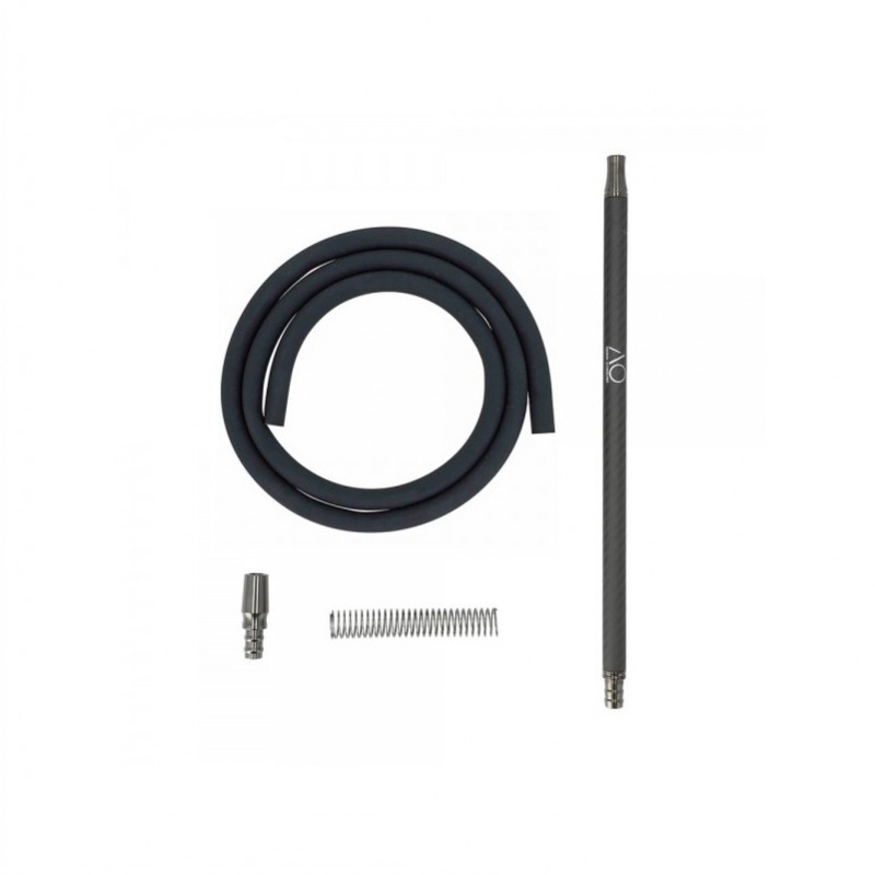 AO Carbon Mundstück Set Gunmetal Matt Schwarz