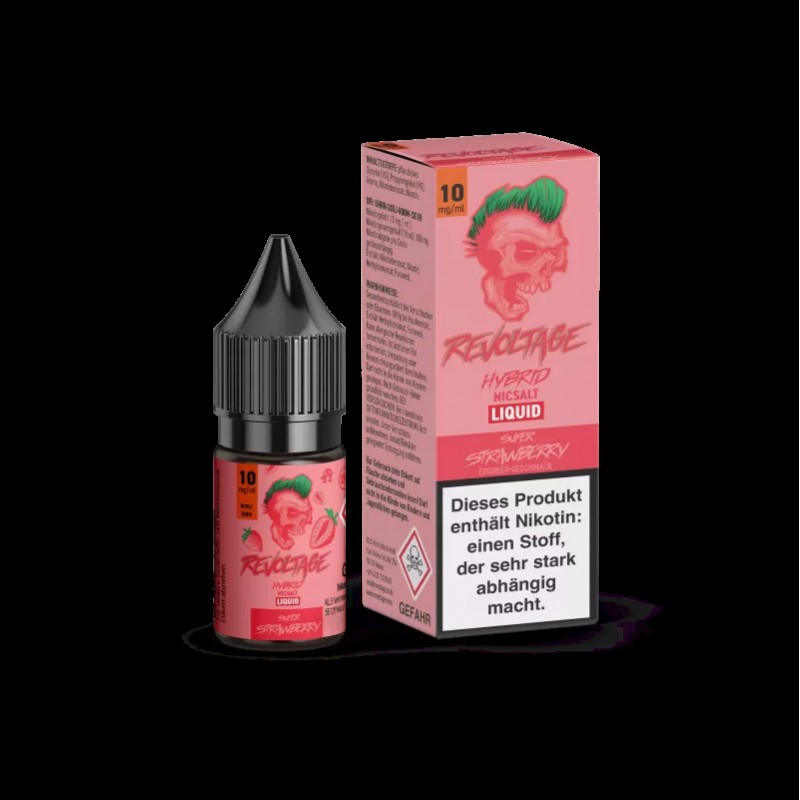 Revoltage Super Strawberry Hybrid Nikotin Liquid 1...