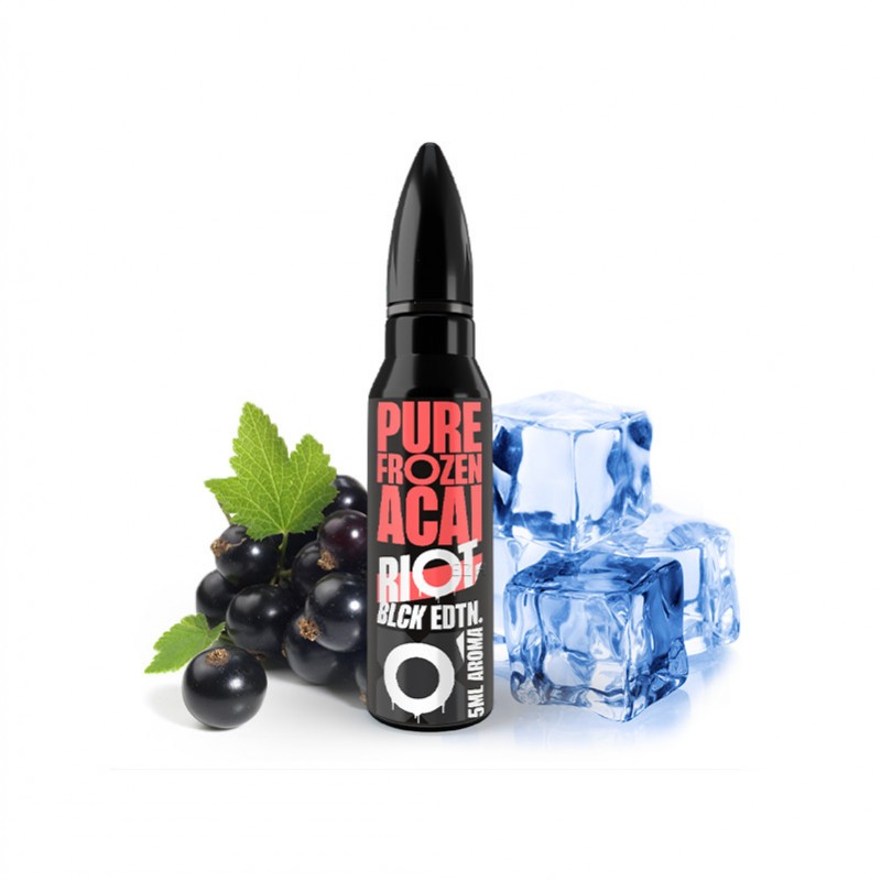 Riot Squad Black Edition Pure Frozen Acai Aroma 5m...