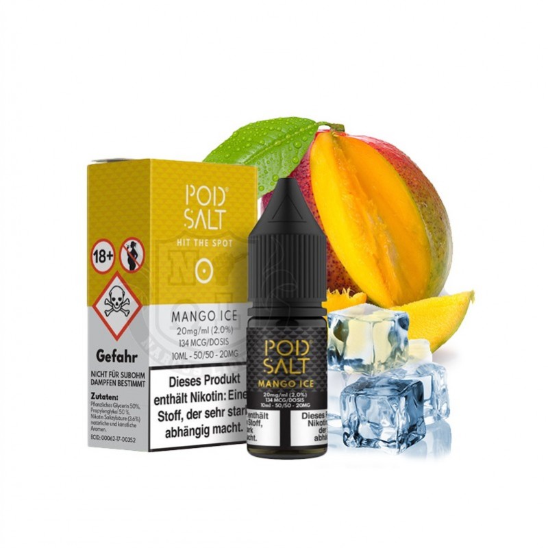 Pod Salt Mango Ice Nikotinsalz Liquid 10ml 11mg