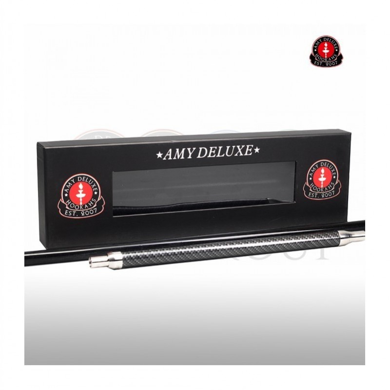 Amy Deluxe Edelstahlmundstück Carbonoptik Set