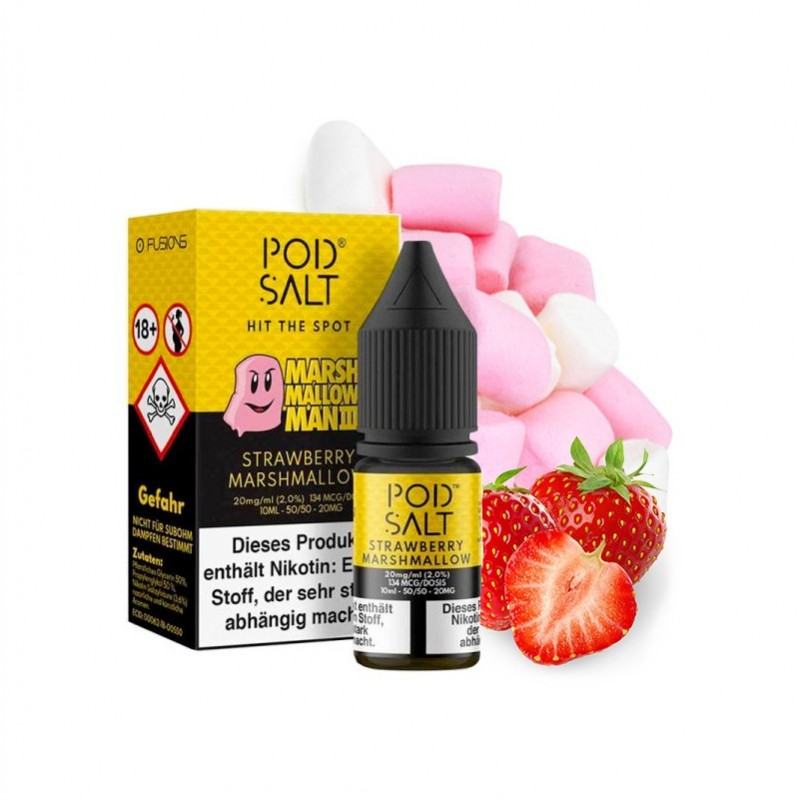 Pod Salt Fusion Strawberry Marshmallow Nikotinsalz...