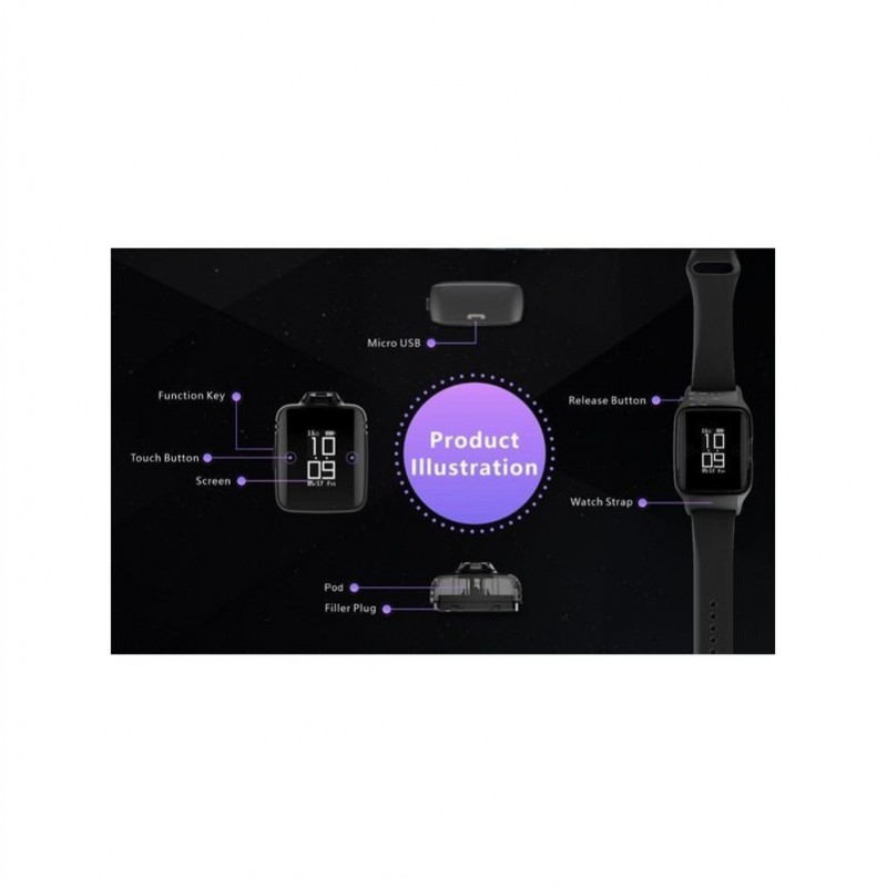 Uwell Amulet Pod Kit schwarz