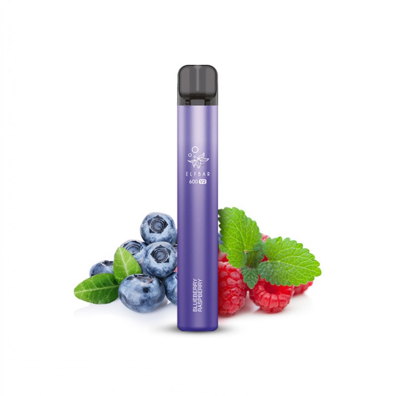 Elfbar 600 V2 CP Einweg E-Zigarette Blueberry Rasp...