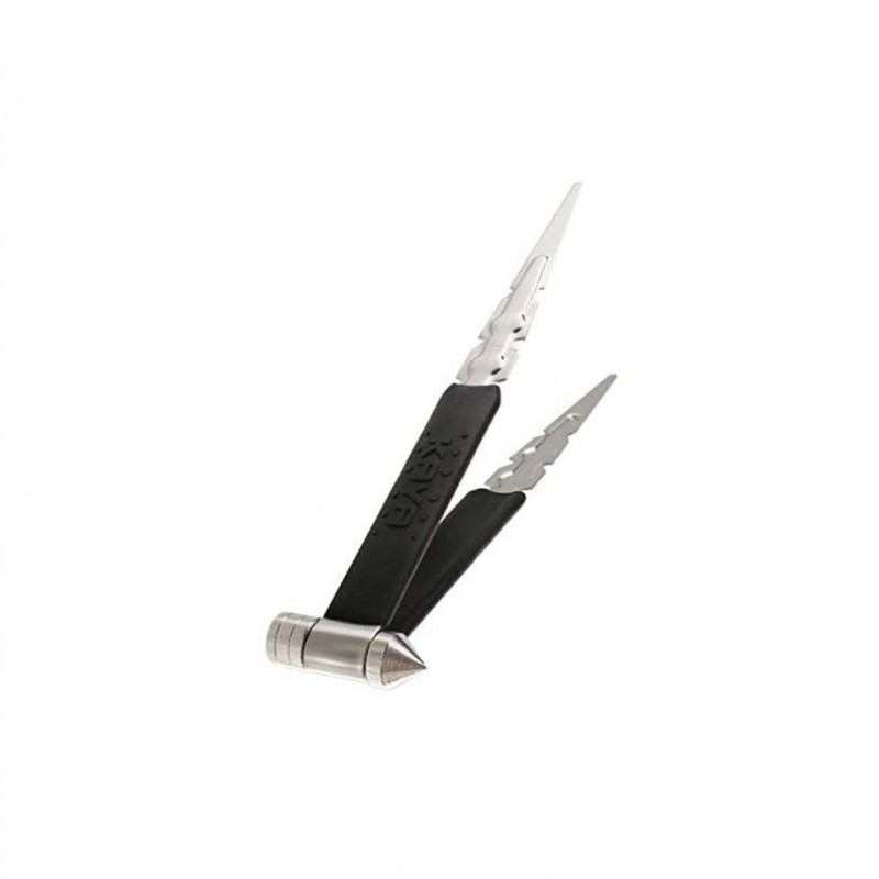 Kaya Silikon Grip Kohlezange Spiky mit Hammer 22cm...