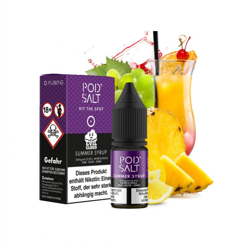 Pod Salt Fusion Summer Syrup Nikotinsalz Liquid