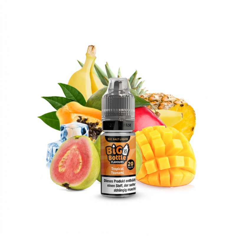 Big Bottle Tropical Tsunami Nikotinsalz Liquid 10m...