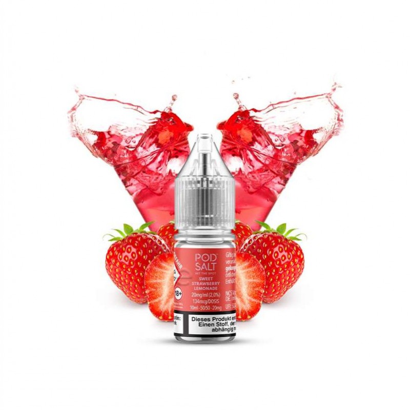 Pod Salt XTRA Sweet Strawberry Lemonade Nikotinsal...