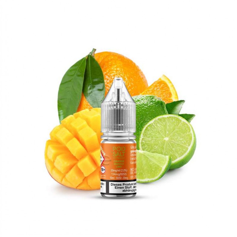 Pod Salt XTRA Orange Mango Lime Nikotinsalz Liquid...